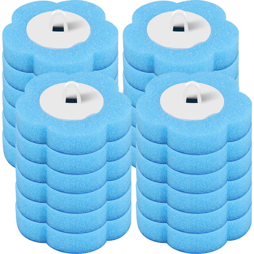 24/72Pcs Disposable Toilet Brush Long Handle Wall-Mounted Wc Cleaning Tool Kit with Replaceable Brush Head Bathroom Accessories