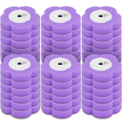 24/72Pcs Disposable Toilet Brush Long Handle Wall-Mounted Wc Cleaning Tool Kit with Replaceable Brush Head Bathroom Accessories